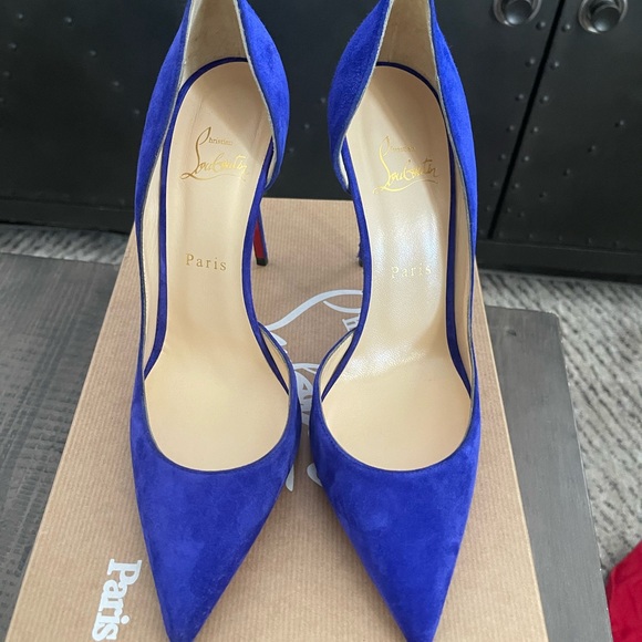 CHRISTIAN LOUBOUTIN PUMPS IRIZA 100 VEAU VELOURS - Picture 3 of 7